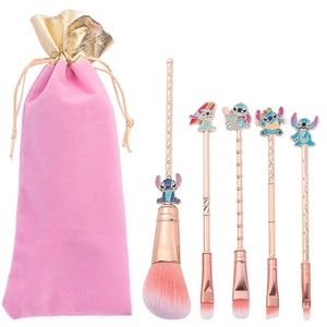 Lilo and Stitch Rose Gold 5 Piece Makeup Brush Set